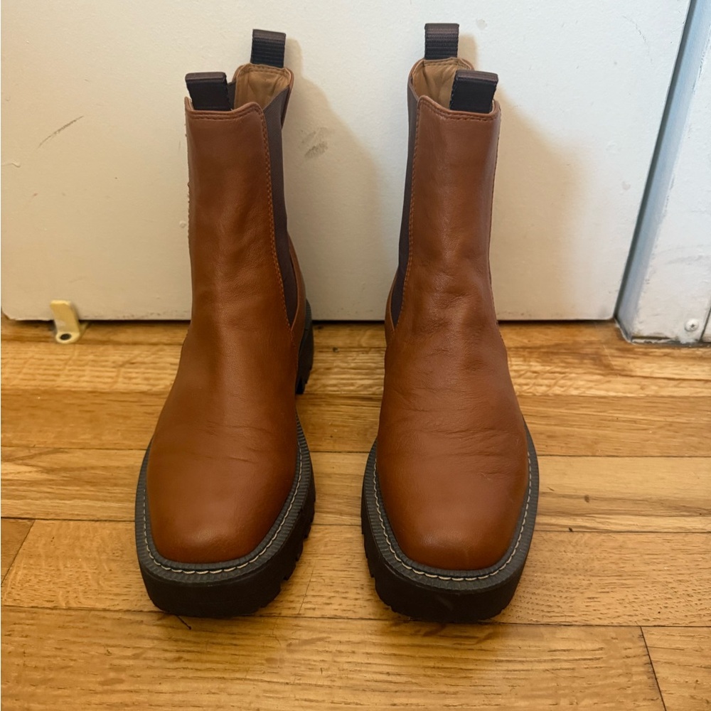 Brown Leather Women's Boots